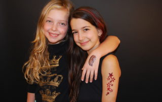 Tatouage temporaire enfants à paillettes