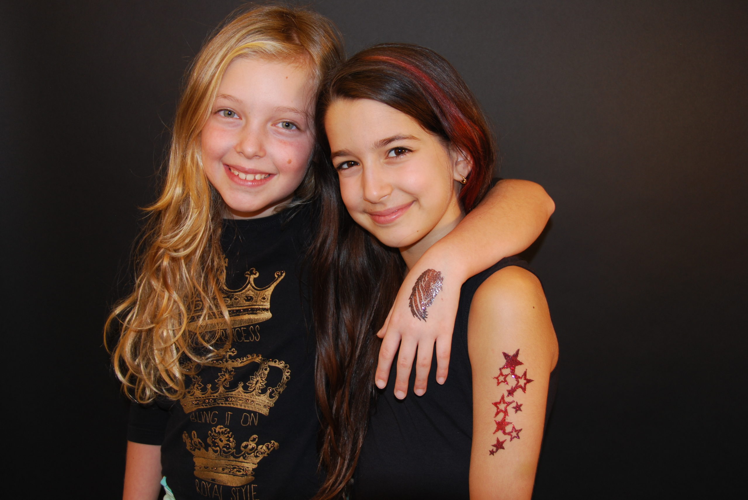 Tatouage temporaire enfants à paillettes