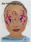 Maquillage papillon enfant one stroke